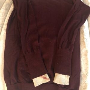 Burberry Brit Women's Burgundy Sweater